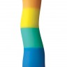 Радужный волнистый фаллоимитатор Colours Pride Edition 6" Wave Dildo - 19 см.