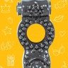 Чёрное эрекционное кольцо Rings Ringer