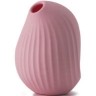 Нежно-розовый вакуум-волновой стимулятор с вибрацией и базой-ночником Cuddly Bird