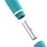 Бирюзовый мини-вибратор Bcute Classic Curve - 10 см.