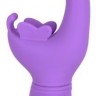 Фиолетовый вибратор-кролик Rechargeable Butterfly Kiss
