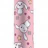 Яркий вибромассажёр с принтом Sweet Bunny - 17,8 см.