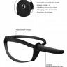 Черный вибрострапон Silicone Strap-On Adjustable - 15,5 см.
