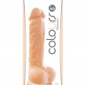 Реалистичный фаллоимитатор Colours Pleasures 5" Dildo - 17 см.