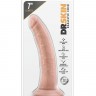 Телесный фаллоимитатор Dr. Skin 7 Inch Cock With Suction Cup - 19 см.