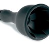 Вибростимулятор для головки члена с сосущим эффектом Vibrating Silicone Head-Master
