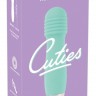 Мятный мини-вибратор Cuties Mini - 12,5 см.