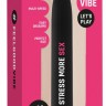 Черный гладкий вибромассажер Feelgood Vibe  #Less stress more sex - 17,2 см.