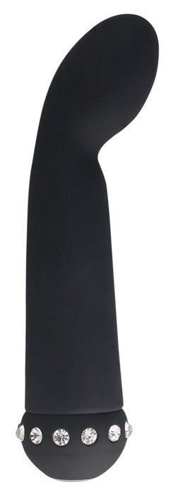 Черный вибратор SPARKLE SUCCUBI  BLISS G VIBE - 14,2 см.