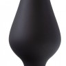 Черная анальная пробка с основанием-сердечком Spank Me Butt Plug - 8,5 см.