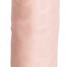 Телесный вибратор Vibro Realistic Cock Dildo - 17,5 см.
