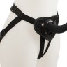 Черный вибрострапон с пультом ДУ RC Vibrating Strap-On - 13 см.