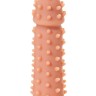 Насадка на фаллос с шипами и бугорками Extreme Sleeve 003 S-size - 12,7 см.
