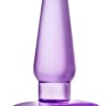 Фиолетовая анальная пробка Eclipse Pleaser Small - 10,8 см.