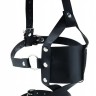 Чёрный кожаный кляп Leather Mouth Gag