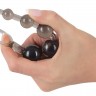 Дымчатая анальная цепочка Anal Beads - 20,5 см.
