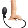 Реалистичный телесный фаллоимитатор A-Toys - 20 см.