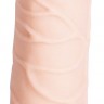 Телесный вибромассажёр Vibro Realistic Cock Dildo - 17,4 см.
