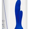 Синий вибратор G-Spot and Clitoral Vibrator Flair - 17,5 см.