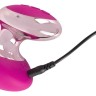 Ярко-розовый вибромассажер Couples Choice Massager