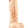 Телесный фаллоимитатор Colours Pleasures Thick 5" Dildo - 18,3 см.