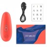 Коралловый бесконтактный клиторальный стимулятор Womanizer Starlet 2