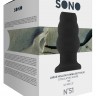 Чёрная анальная пробка с тоннелем №51 Large Hollow Tunnel Butt Plug 5 Inch - 12,7 см.