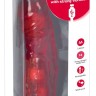 Красный вибромассажер Rechargeable Big Vibe - 23,3 см.