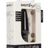 Черная анальная пробка для ношения Slim Butt Plug - 8,3 см.
