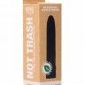 Черный вибратор 5.5" Vibrator Biodegradable - 14 см.