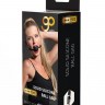 Черный кляп-шарик PREMIUM SOLID SILICONE BALL GAG