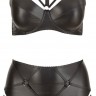 Wet-look комплект из 3 предметов: бра, трусики, пояс