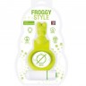 Зелёное эрекционное кольцо с вибрацией NEON FROGGY STYLE VIBRATING RING