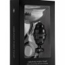 Чёрная вакуумная вибропомпа Vibrating Pussy Pump