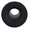 Черная анальная пробка с тоннелем Lust Tunnel Plug S - 7,5 см.