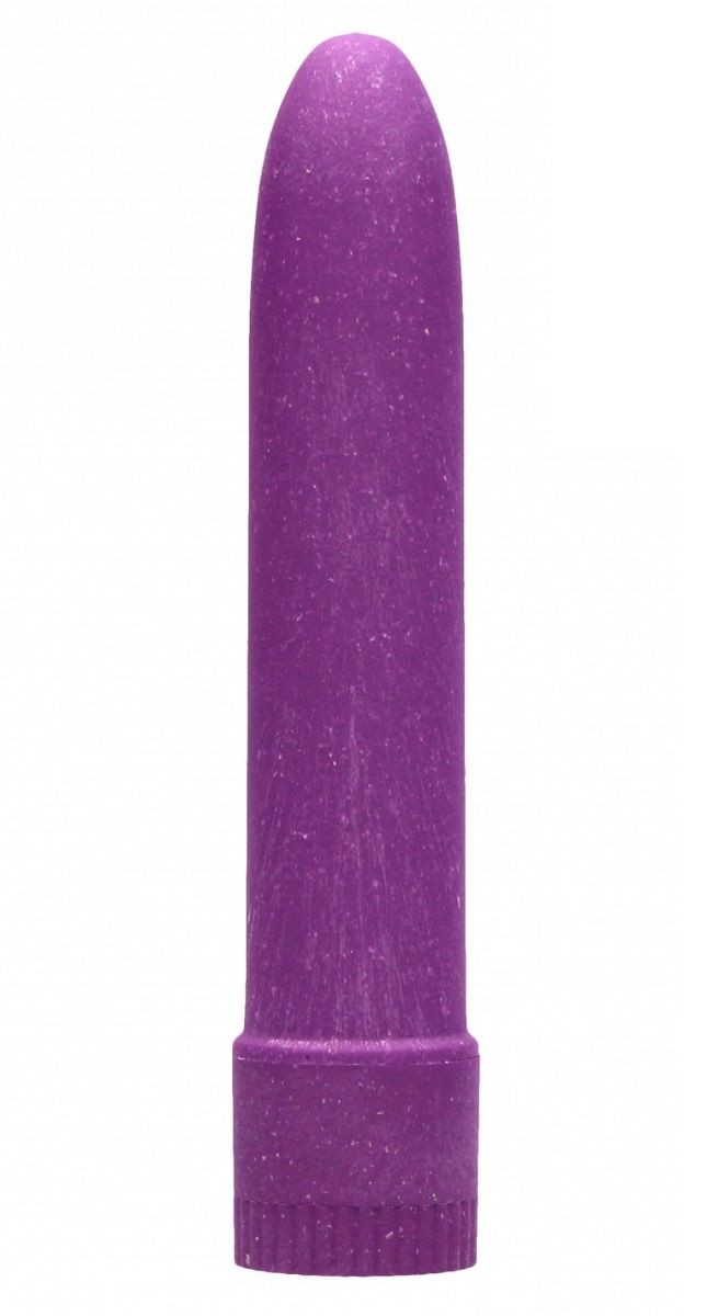 Фиолетовый вибратор 5.5" Vibrator Biodegradable - 14 см.
