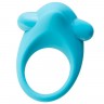 Голубое эрекционное силиконовое кольцо TOYFA A-Toys