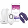 Фиолетовый вибромассажер для пар We-Vibe Sync Purple на радиоуправлении
