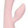 Розовый G-spot вибратор Sunset со стимулятором клитора - 20 см.