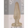 Стеклянная анальная пробка Butt Plug Basic 5 Inch - 12,7 см.