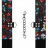Наручники Printed Hand Cuffs Old School Tattoo Style на цепочке