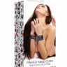Наручники Printed Hand Cuffs Old School Tattoo Style на цепочке
