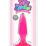 Розовая анальная мини-пробка  Jelly Rancher Pleasure Plug Mini - 8,1 см.