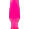 Розовая анальная мини-пробка  Jelly Rancher Pleasure Plug Mini - 8,1 см.