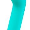 Бирюзовый мини-вибромассажер VeDO Gee Plus - 12 см.
