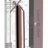 Золотистый мини-вибратор Love Bullet - 8,4 см.