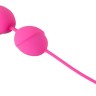 Розовые вагинальные шарики Silicone Love Balls