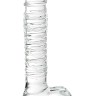 Стеклянный прозрачный фаллоимитатор Sexus Glass - 21 см.