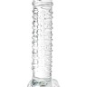 Стеклянный прозрачный фаллоимитатор Sexus Glass - 21 см.