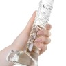 Стеклянный прозрачный фаллоимитатор Sexus Glass - 21 см.
